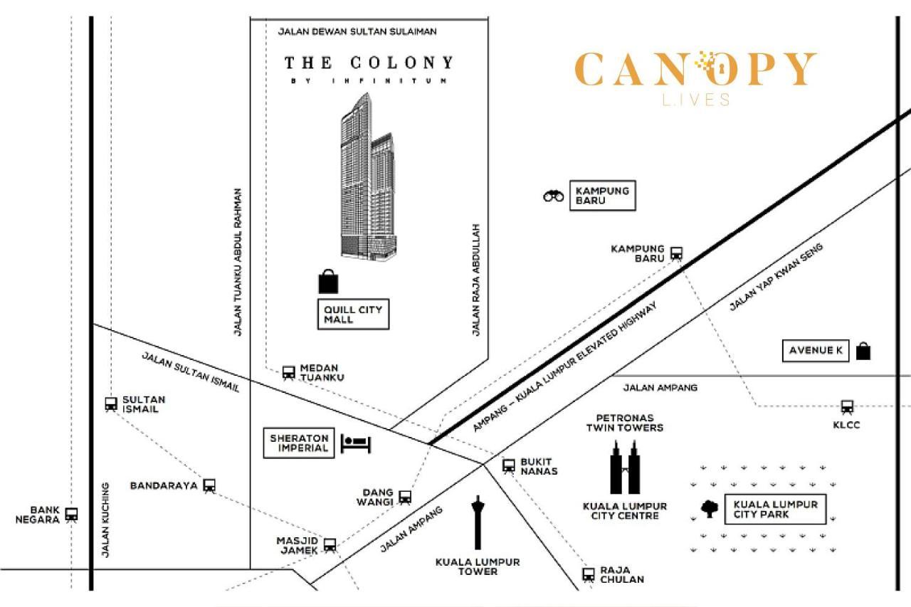 The Luxe & The Colony, Klcc Apartment Kuala Lumpur Exterior photo